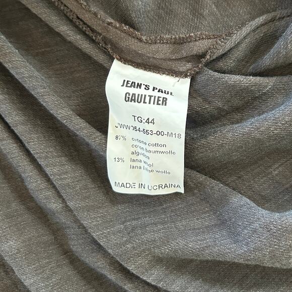 Jean Paul Gaultier Vintage Brown Dress Ribbons Size 36 / S - Picture 15 of 16